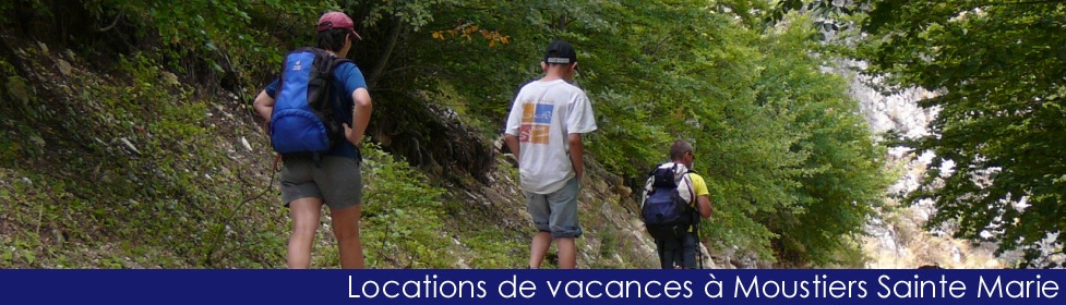 randonn&eacute;es dans le Verdon &agrave;  proximit&eacute; de Moustiers