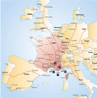 Carte de l'Europe