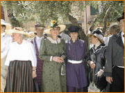 Une des f&ecirc;tes avec les habitants de moustiers