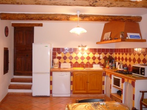 Cuisine &eacute;quip&eacute;e de la location vacances