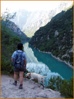 Randonn&eacute;es  dans les gorges du verdon