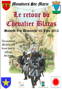 Affiche fête médievale à Moustiers Sainte Marie